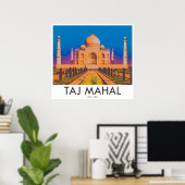 Taj Mahal, Agra, India Poster (Thuiskantoor)
