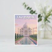 Taj Mahal Agra India Reissouvenir Briefkaart (Staand voorkant)