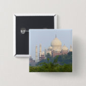 Taj Mahal, Agra, India Vierkante Button 5,1 Cm (Voorkant /achterkant)