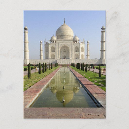 Taj Mahal, Agra, Uttar Pradesh, India, Briefkaart (Voorkant)