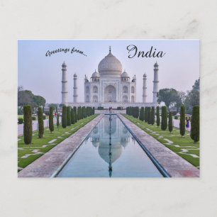 Taj Mahal Agra Uttar Pradesh India Briefkaart