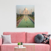 Taj Mahal, Agra, Uttar Pradesh, India Canvas Afdruk (Insitu (Woonkamer))