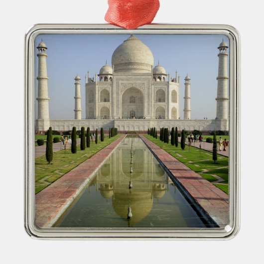 Taj Mahal, Agra, Uttar Pradesh, India, Metalen Ornament (Voorkant)