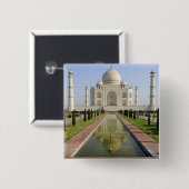 Taj Mahal, Agra, Uttar Pradesh, India, Vierkante Button 5,1 Cm (Voorkant /achterkant)