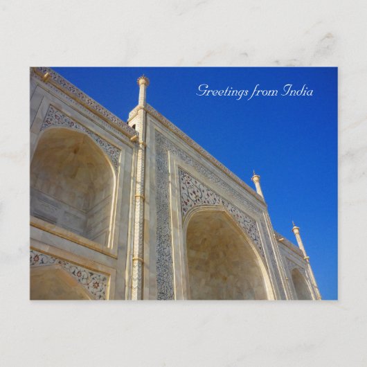 taj mahal arch briefkaart (Voorkant)