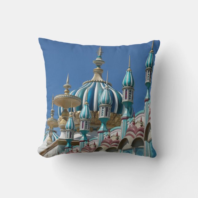 Taj Mahal Atlantic City Building gevel Kussen (Voorkant)