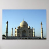 taj mahal blauw poster (Voorkant)