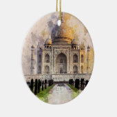 Taj Mahal bouwt uit liefde Keramisch Ornament (Rechts)