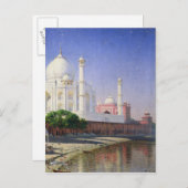 Taj Mahal Briefkaart (Voorkant / Achterkant)