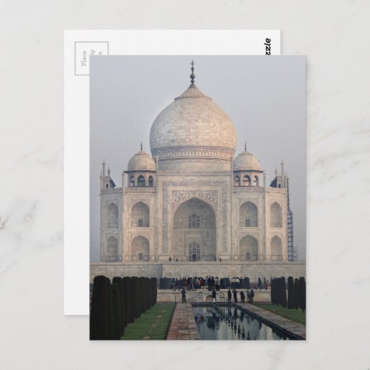Taj Mahal Briefkaart (Voorkant / Achterkant)