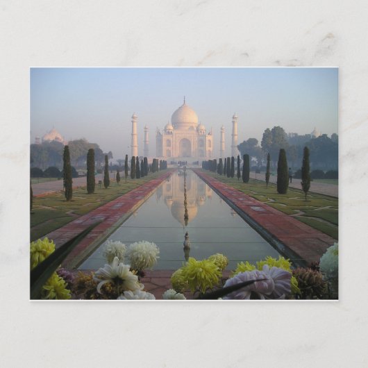 Taj Mahal Briefkaart (Voorkant)