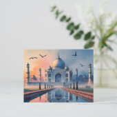 Taj Mahal Briefkaart (Staand voorkant)