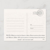 Taj Mahal Briefkaart (Achterkant)