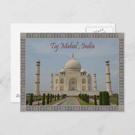 TAJ MAHAL BRIEFKAART (Voorkant / Achterkant)