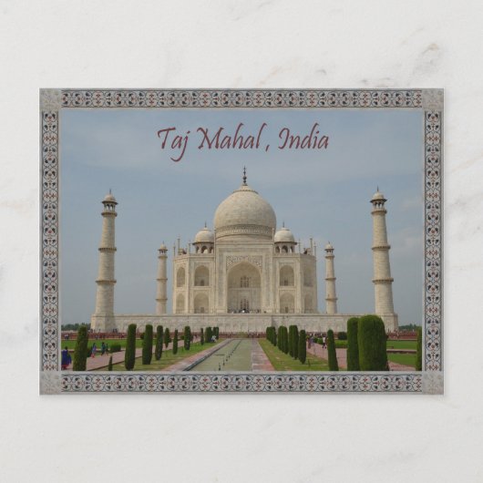 TAJ MAHAL BRIEFKAART (Voorkant)
