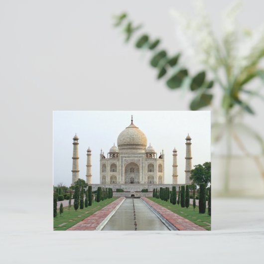 Taj Mahal Briefkaart (Staand voorkant)