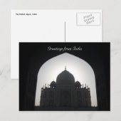 taj mahal briefkaart (Voorkant / Achterkant)