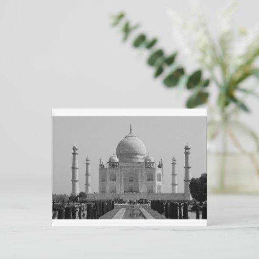 Taj Mahal Briefkaart (Staand voorkant)