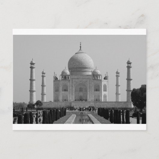 Taj Mahal Briefkaart (Voorkant)