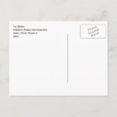 Taj Mahal Briefkaart (Achterkant)