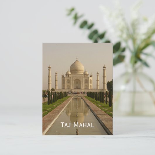 Taj Mahal Briefkaart (Staand voorkant)