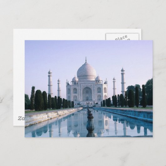 Taj Mahal Briefkaart (Voorkant / Achterkant)