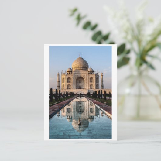 Taj Mahal Briefkaart (Staand voorkant)