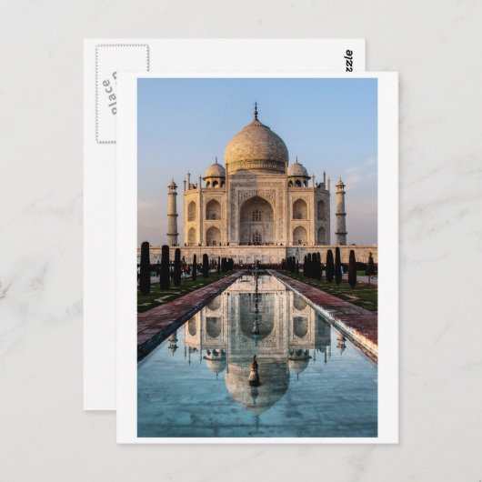 Taj Mahal Briefkaart (Voorkant / Achterkant)