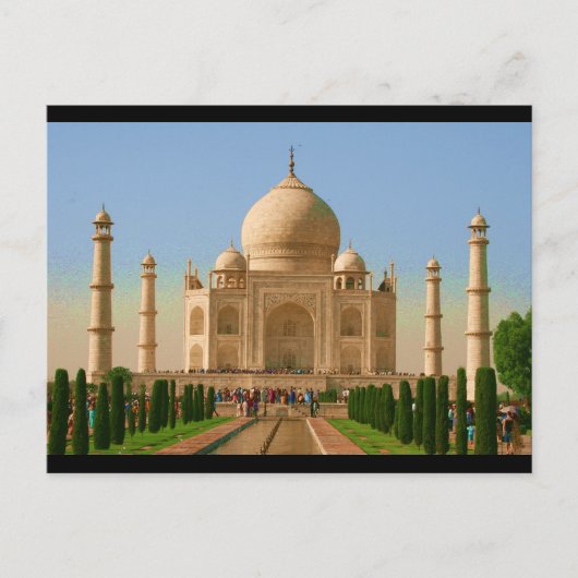 taj mahal briefkaart (Voorkant)