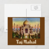  Taj Mahal Briefkaart (Voorkant / Achterkant)