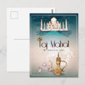 Taj Mahal Briefkaart (Voorkant / Achterkant)