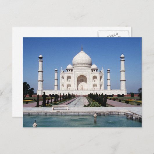 Taj Mahal Briefkaart (Voorkant / Achterkant)