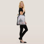 Taj Mahal Briefkaart Vintage Reizen Tote Bag (Op model)