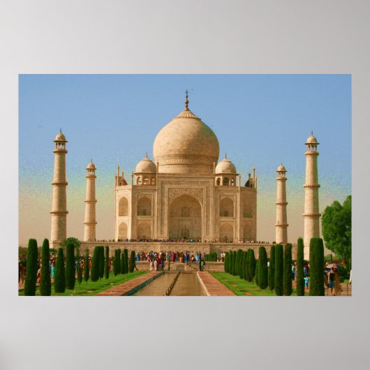taj mahal bright poster (Voorkant)
