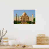 taj mahal bright poster (Keuken)