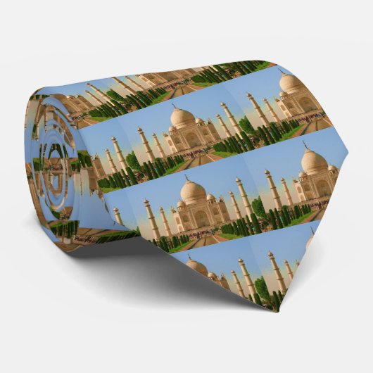 taj mahal bright stropdas (Opgerold)