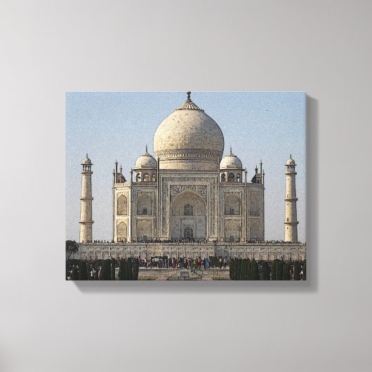 taj mahal cartoon canvas afdruk (Voorkant)