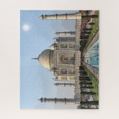 Taj Mahal Cartoon Oil Puzzle Legpuzzel (Verticaal)