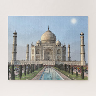 Taj Mahal Cartoon Oil Puzzle Legpuzzel
