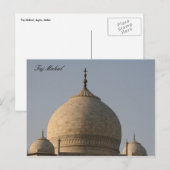 taj mahal domes briefkaart (Voorkant / Achterkant)