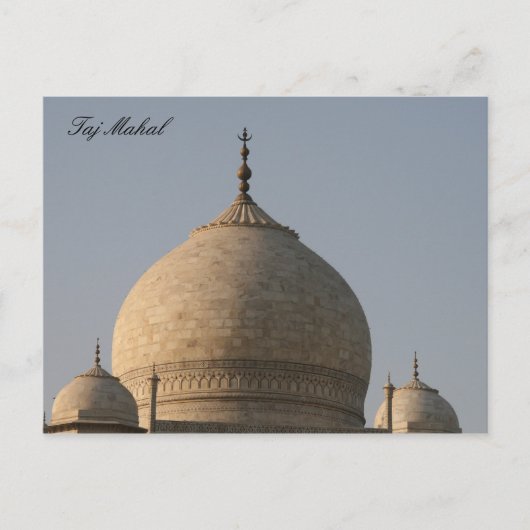 taj mahal domes briefkaart (Voorkant)