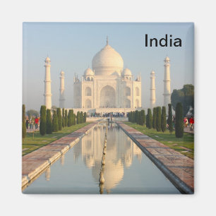 Taj mahal , een beroemd historisch monument magneet