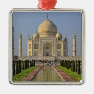 Taj Mahal, een mausoleum in Agra, India, 2 Metalen Ornament