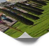 Taj Mahal, een mausoleum in Agra, India, 2 Poster (Hoek)