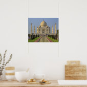 Taj Mahal, een mausoleum in Agra, India, 2 Poster (Keuken)