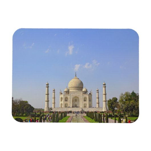 Taj Mahal, een mausoleum in Agra, India, Magneet (Horizontaal)