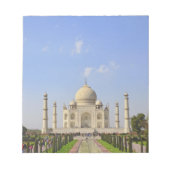 Taj Mahal, een mausoleum in Agra, India, Notitieblok (Voorkant)