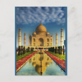 Taj Mahal Foto Briefkaart (Voorkant)