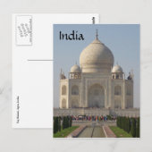 taj mahal front briefkaart (Voorkant / Achterkant)