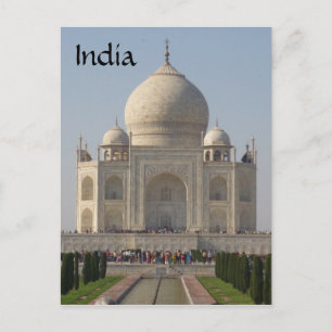 taj mahal front briefkaart